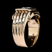 14K Two-tone Gold Estate Diamond Ring