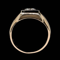 14K Two-tone Gold Estate Diamond Ring