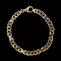 14K Yellow Gold Estate Fancy Link Bracelet