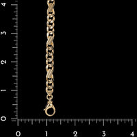 14K Yellow Gold Estate Fancy Link Bracelet