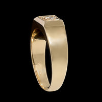 14K Yellow Gold Estate Diamond Ring