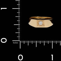 14K Yellow Gold Estate Diamond Ring