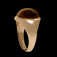 14K Yellow Gold Estate Tiger's Eye Ring