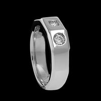 14K White Gold Estate Diamond Ring
