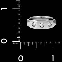 14K White Gold Estate Diamond Ring