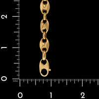 18K Yellow Gold Estate Mariner Link Bracelet