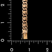 14K Yellow Gold Estate Fancy Link Bracelet