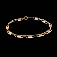 18K Yellow Gold Estate Fancy Link Bracelet
