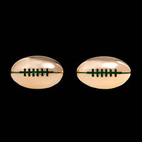 14K Yellow Gold Estate Football Cufflinks