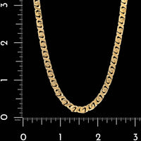 Chiampesan 18K Yellow Gold Estate Fancy Link Chain