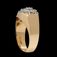 14K Two-tone Gold Estate Diamond Ring