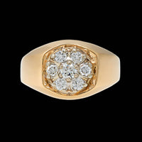 14K Two-tone Gold Estate Diamond Ring