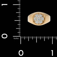 14K Two-tone Gold Estate Diamond Ring