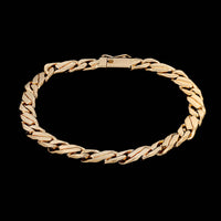 19K Yellow Gold Estate Fancy Link Bracelet