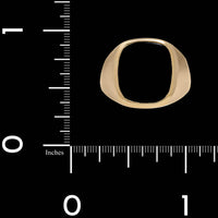 14K Yellow Gold Estate Onyx Ring