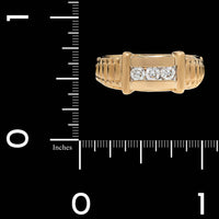 14K Yellow Gold Estate Diamond Ring