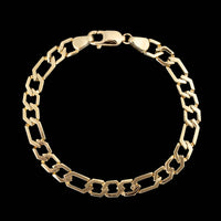 14K Yellow Gold Estate Fancy Link Gold Bracelet