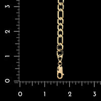 14K Yellow Gold Estate Fancy Link Gold Bracelet