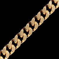 14K Yellow Gold Estate Curb Link Bracelet