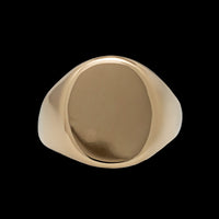14K Yellow Gold Estate Signet Ring