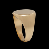 14K Yellow Gold Estate Signet Ring