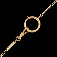 Antique 14K Yellow Gold Estate Fancy Link Pocket Watch Chain