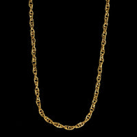 24K Yellow Gold Estate Rope Chain