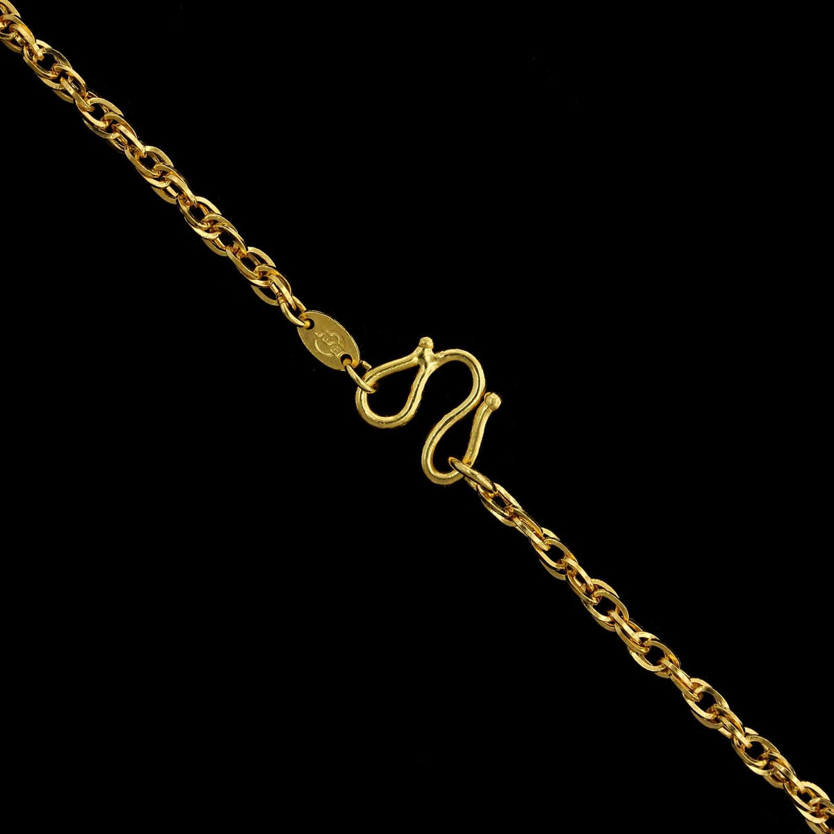 24K Yellow Gold Estate Rope Chain