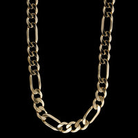 14K Yellow Gold Estate Figaro Chain