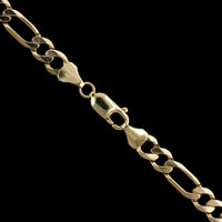 14K Yellow Gold Estate Figaro Chain