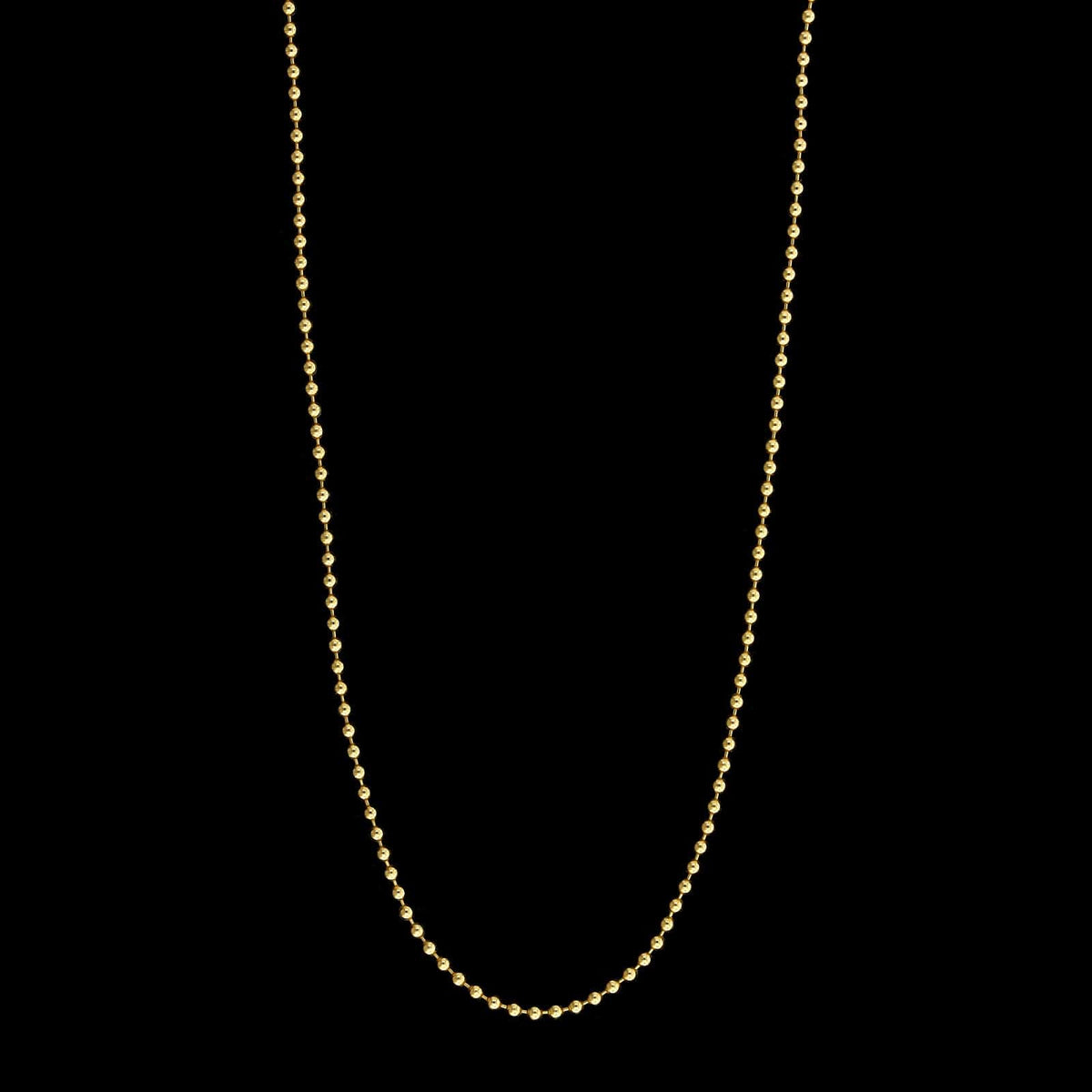 Tiffany & Co. 18K Yellow Gold Estate Beaded Chain