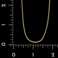 14K Yellow Gold Estate Snake Link Chain