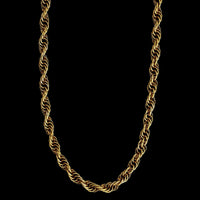 14K Yellow Gold Estate Rope Chain
