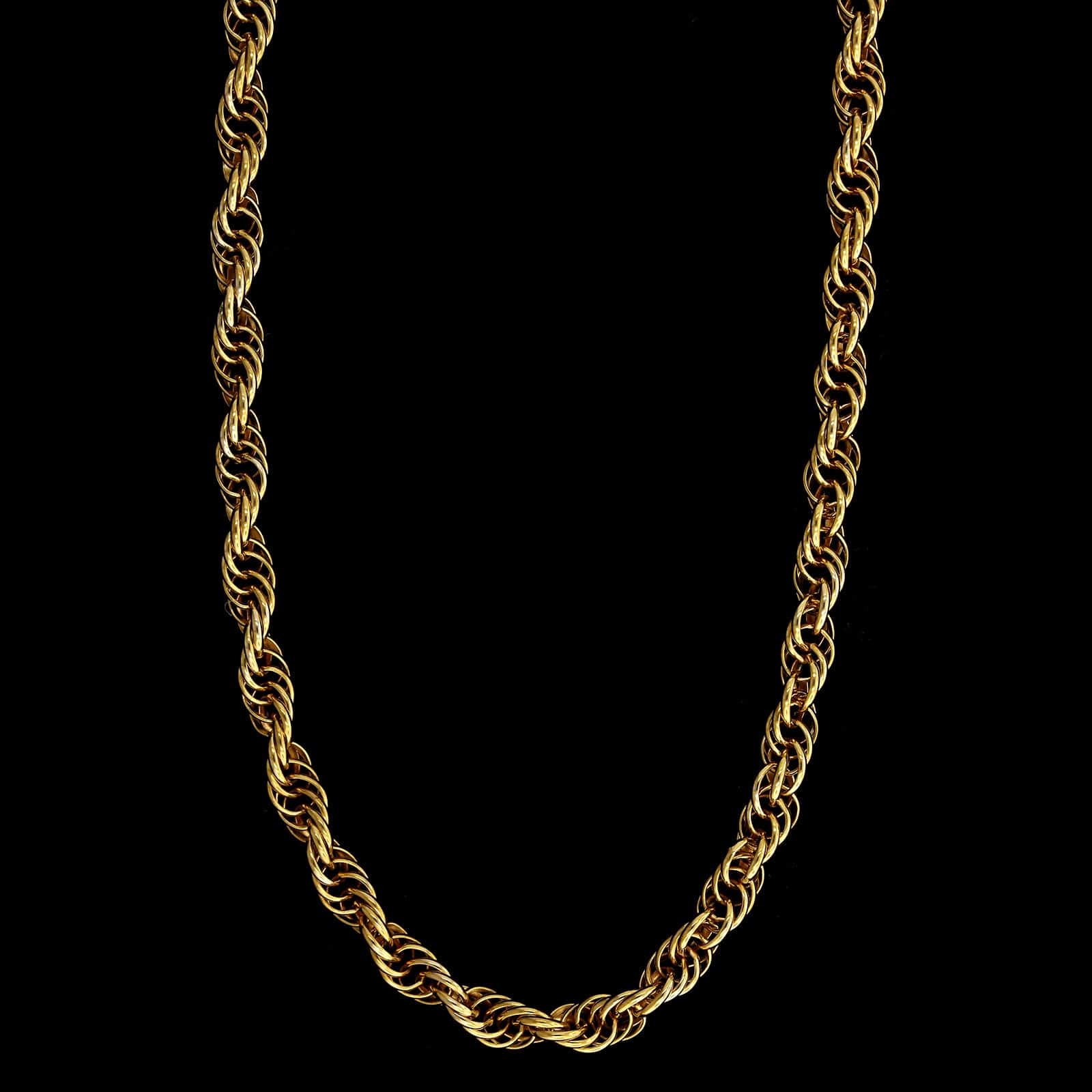 14K Yellow Gold Estate Rope Chain