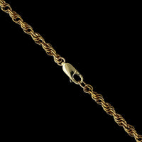 14K Yellow Gold Estate Rope Chain