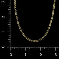 14K Yellow Gold Estate Byzantine Link Chain