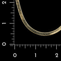 14K Yellow Gold Estate Herringbone Chain