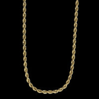 14K Yellow Gold Estate Rope Chain