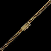 14K Yellow Gold Estate Woven Link Chain
