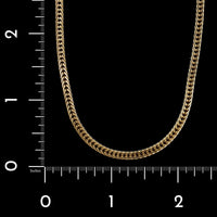 14K Yellow Gold Estate Woven Link Chain