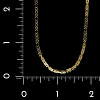 14K Yellow Gold Estate Byzantine Chain
