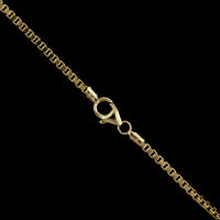 14K Yellow Gold Estate Hollow Box Chain