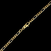 18K Yellow Gold Estate Figaro Link Chain