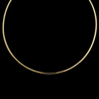 14K Yellow Gold Estate 3.00mm Omega Chain
