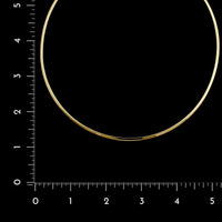 14K Yellow Gold Estate 3.00mm Omega Chain