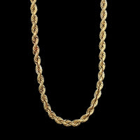 14K Yellow Gold Estate Rope Chain