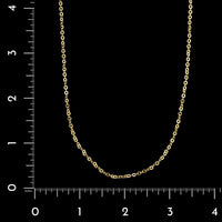 18K Yellow Gold Estate Oval Link Chain