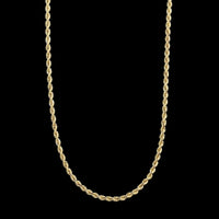 14K Yellow Gold Estate Rope Chain