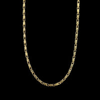 18K Yellow Gold estate Fancy Link Chain