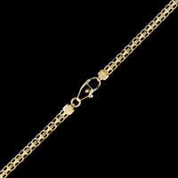 14K Yellow Gold Estate Bismark Link Chain
